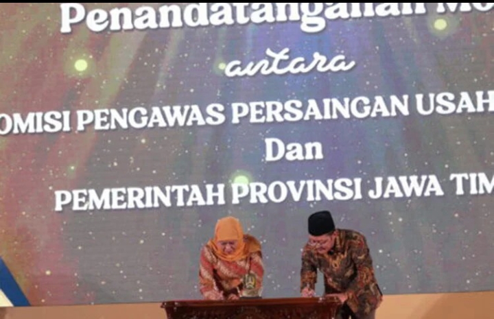 Pererat Kerja Sama, KPPU dan Pemprov Jatim Teken Nota Kesepakatan