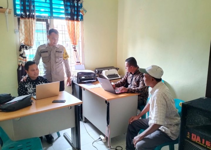 Jalinkomunikasi Dengan Masyarakat, Bhabinkamtibmas Polsek Kota Kisaran Timur Laksanakan DDS
