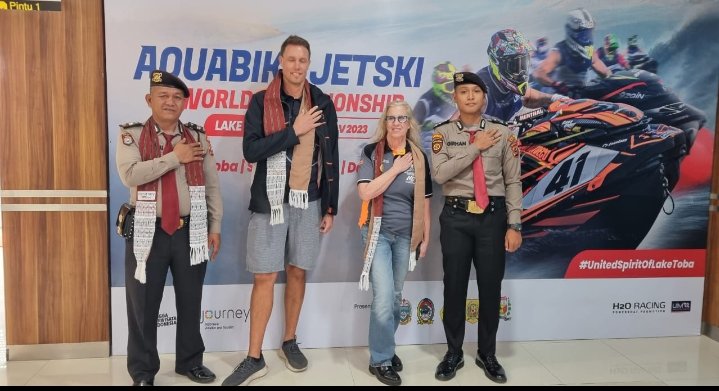 Polda Sumut Hadirkan Polisi Pariwisata aktif Berbahasa Inggris Dalam Aquabike Jetski World Championship