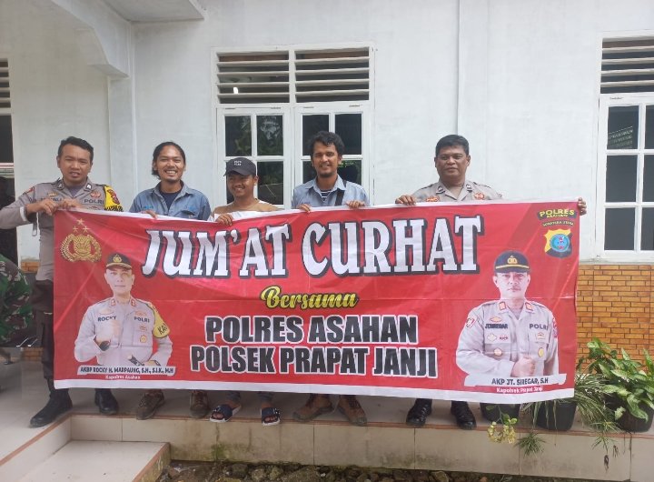 Tanggapi Kelurahan Masyarakat, Polsek Prapat Janji Gelar Jumat Curhat