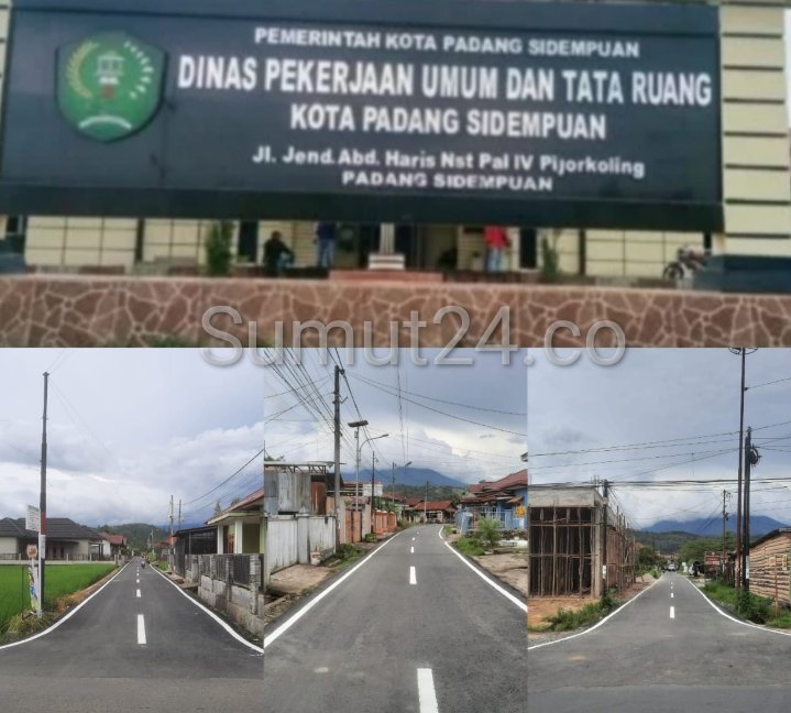 Pembangunan Jalan Kota Padangsidimpuan Hampir Rampung di Tahun 2023,Ini Keterangan Kadis PUPR