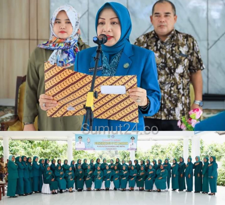 Eli Mahrani Lantik Ketua TP PKK Kecamatan, Ini Pesannya