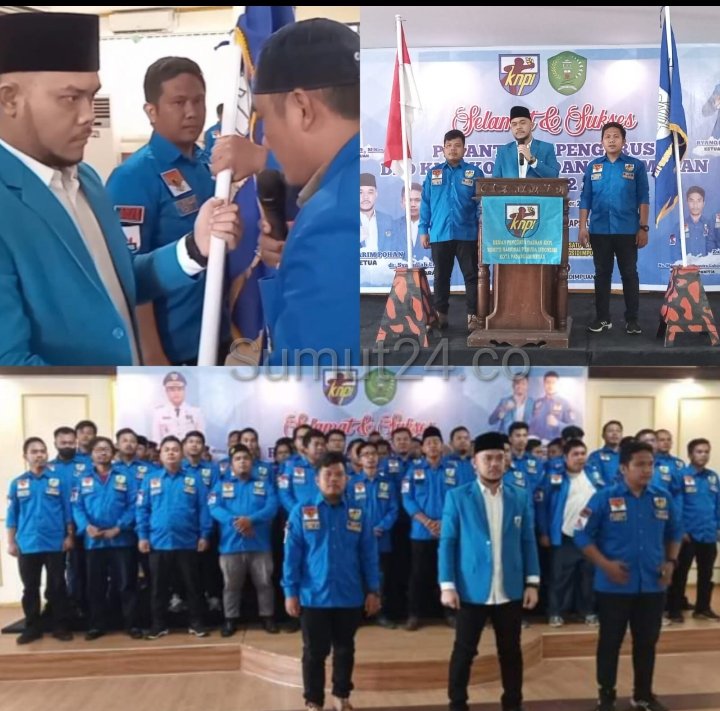 KNPI Padangsidimpuan Periode 2022-2025 Dilantik, Karim Pohan : Jaga Kesolitan, Pemilu 2024 Aman dan Mantap