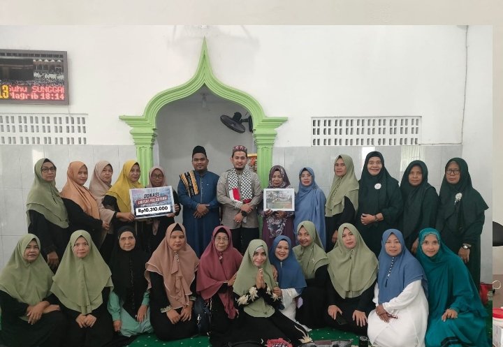 Perwiritan Akbar Medan Krio Salurkan Donasi Palestina ke DD Waspada