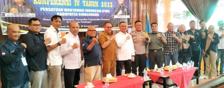 PWI Kabupaten Simalungun Gelar Konferensi IV Tahun 2023