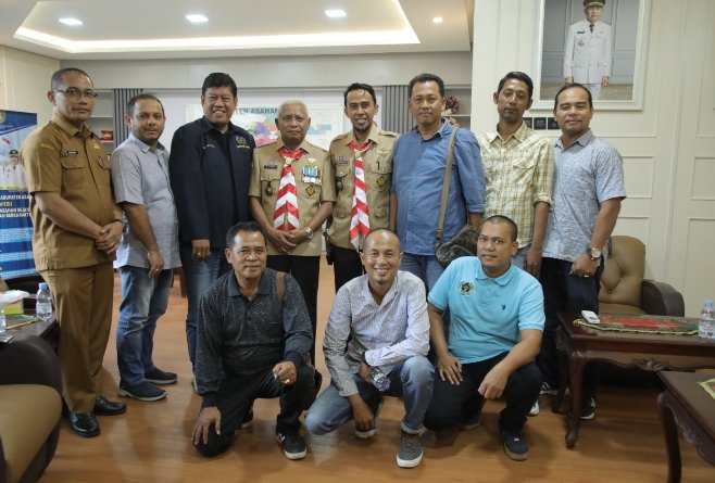 PWI Asahan Audiensi Dengan Bupati Asahan