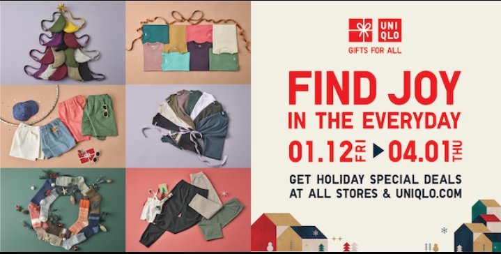â€œFind Joy in the Everydayâ€ : UNIQLO Ajak Pelanggan Setia Rayakan Momen Akhir Tahun Dengan Hadiah Spesial