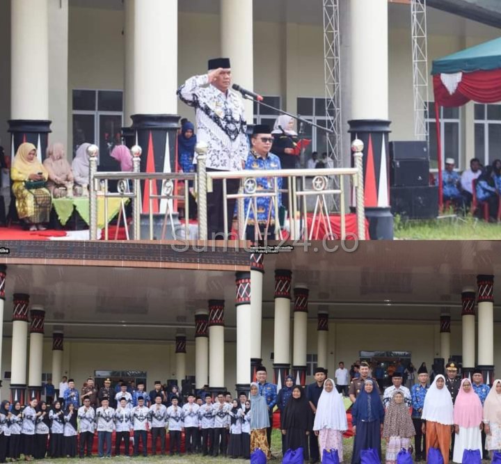 Plt Bupati Palas Irup Peringatan HUT Korpri dan PGRI Tahun 2023,Ini Pesan penting dan Harapannya di Pemilu 2024