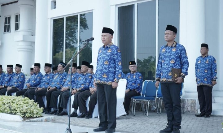 Bupati Asahan Pimpin Upacara HUT KORPRI ke-52