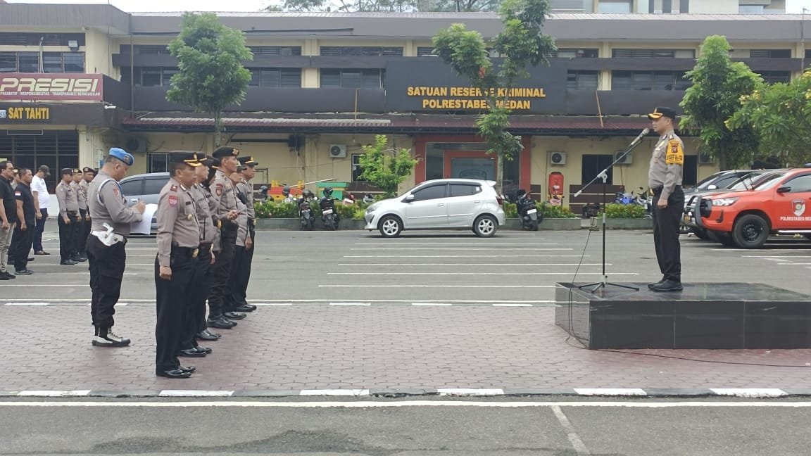 Tahapan Kampanye Operasi Mantap Brata 2023 - 2024, Polrestabes Kawal Kunjungan Capres Anies di Medan