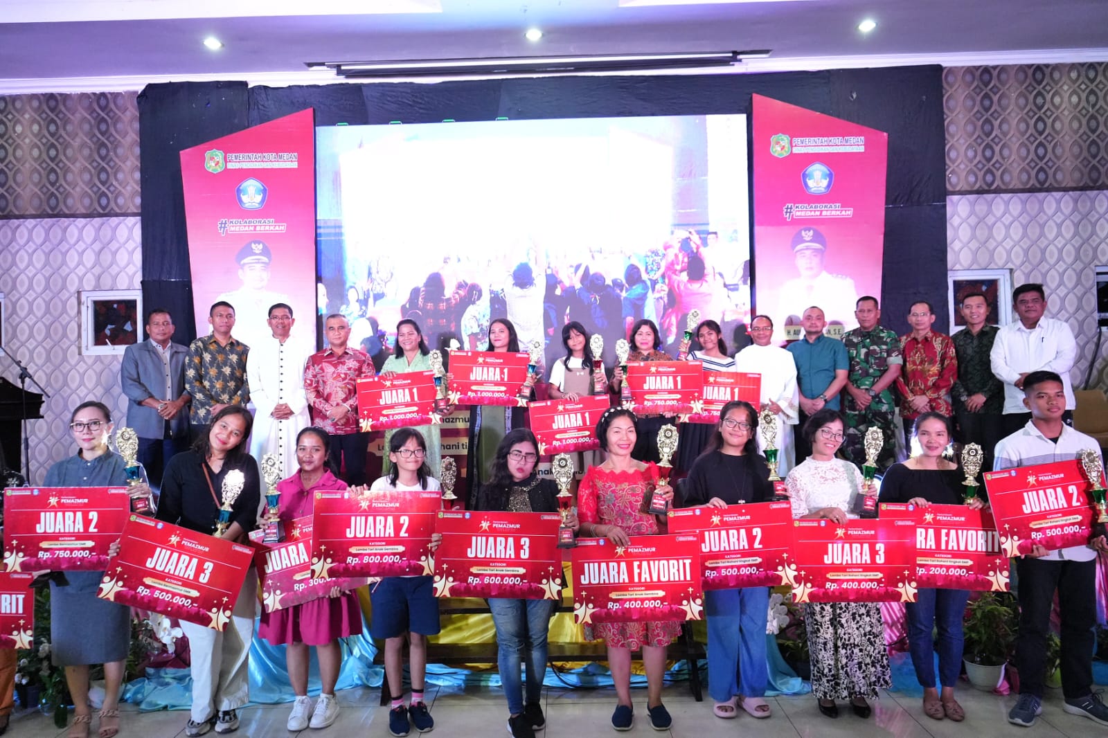 Lomba Mazmur Berlangsung Meriah, Pemko Medan Harapkan Para Pemenang Dapat Terus Meningkatkan Kemampuan