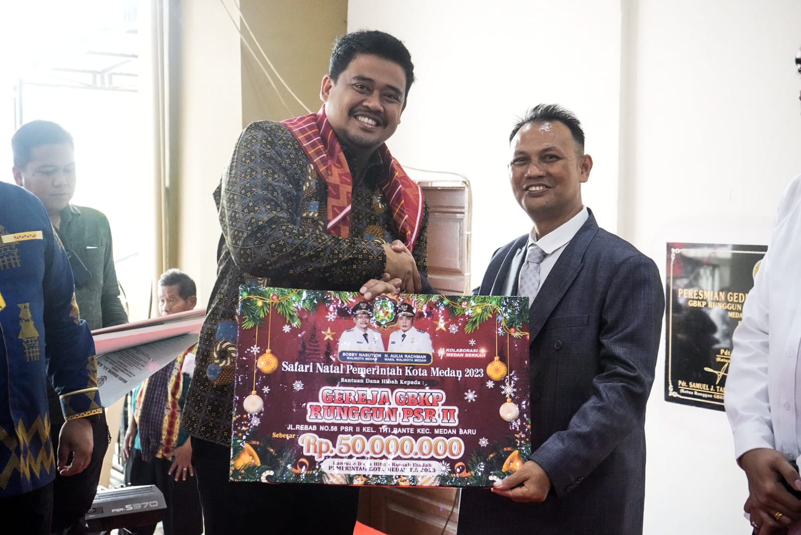Safari Natal di GBKP Runggun, Bobby Nasution: Agama Mempersatukan Masyarakat Multietnis dan Beda Pilihan Politik