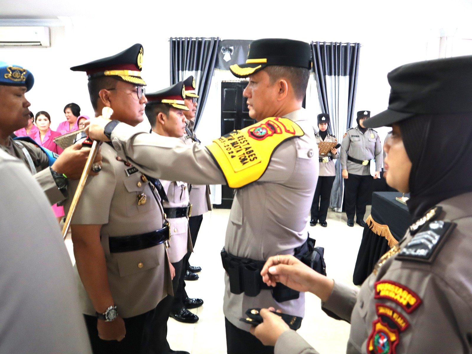 Kapolrestabes Medan Kombes Pol Valentino Pimpin Sertijab, Kompol Andika Purba Jabat Kasat Lantas