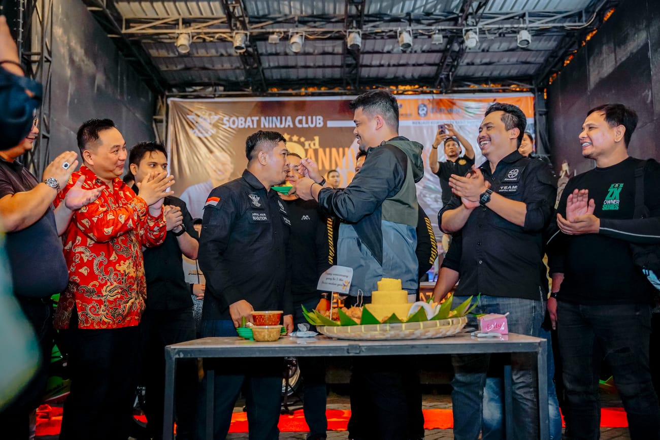 Bobby Nasution Ajak Komunitas Sepeda Motor Hilangkan Geng Motor dan Wujudkan Indonesia Emas 2045