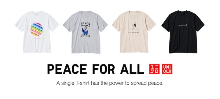 UNIQLO Rilis Koleksi Bertema Liburan untuk Proyek T-shirt Amal PEACE FOR ALL