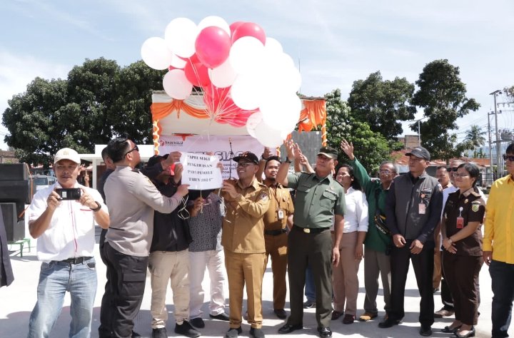 Bawaslu Apel Siaga Pengawasan Pemilu,Bupati Toba: Pemilu Harus Damai