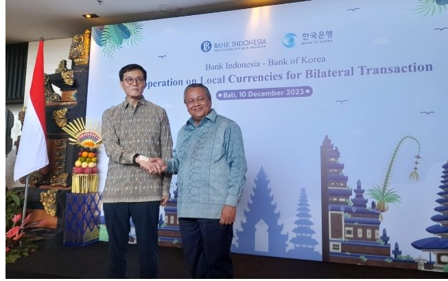 Bank Indonesia dan Bank Of Korea Sepakati Implementasi Penggunaan Mata Uang Lokal 2024