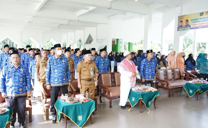 Seleksi Tilawatil Qurâ€™an (STQ) Korpri Kabupaten Asahan Dibuka Sekda Asahan