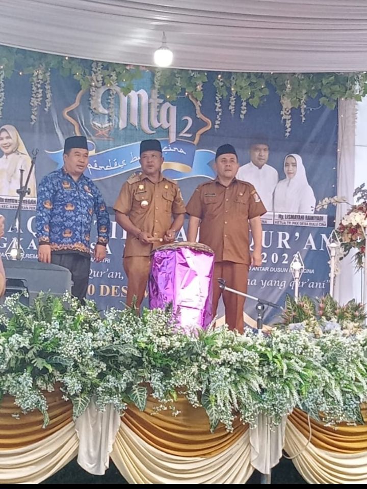 MTQ Desa Bulu Cina ke-2 Resmi Digelar