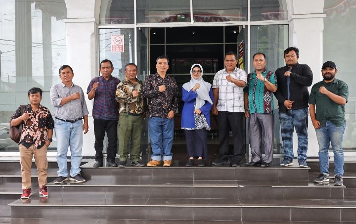 Wali Kota Siantar Terima Audensi Panitia Natal Jurnalis Siantar-Simalungun