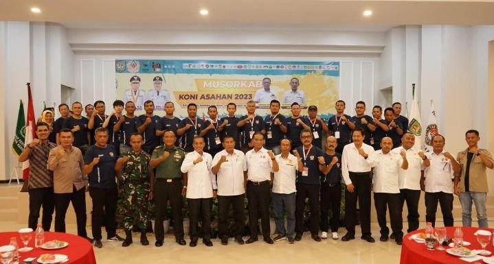 Bupati Asaha Membuka Musorkab KONI Asahan