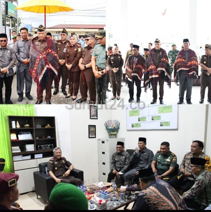 Pj Walikota Padangsidimpuan bersama Forkopimda Sambut Kejatisu dalam Kunker se-Tabagsel