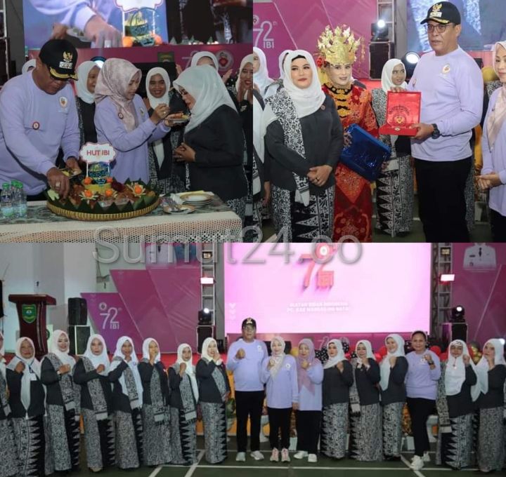 Bupati Madina Hadiri HUT IBI ke 72, Sukhairi Nasution : Kompak dan Berikan Pelayanan Terbaik