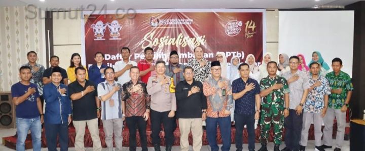 Sosialisasi DPTb Pemilu 2024,KPU Kota Padangsidimpuan Ajak Stakeholder Berpartisipasi