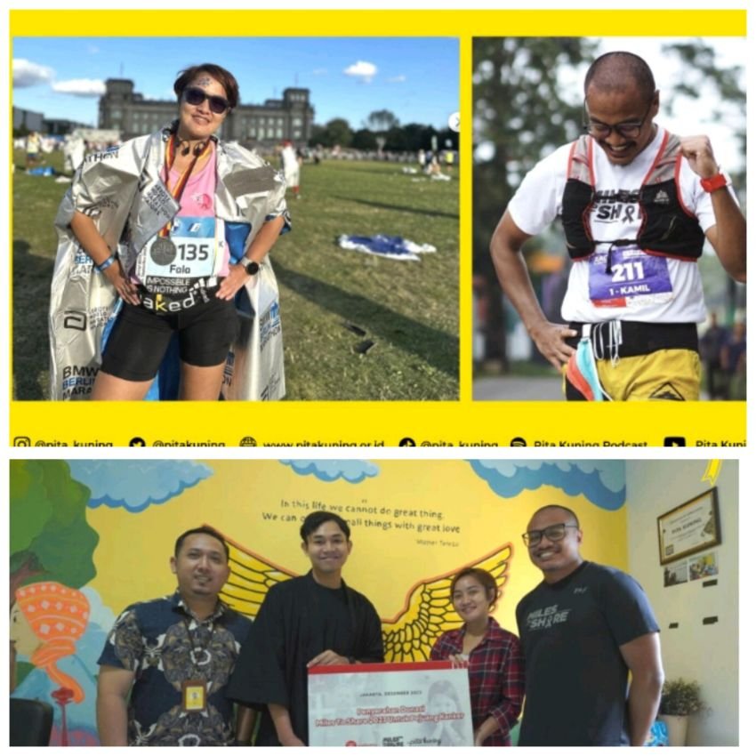 Olahraga: Untuk Kesehatan Diri, Untuk Membantu Anak Kanker