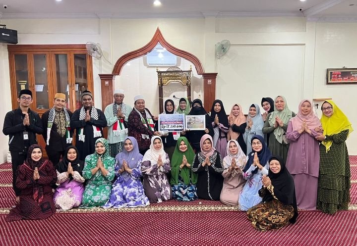 Pengajian An Nur Salurkan Donasi Palestina Rp17 Juta Lewat DD Waspada