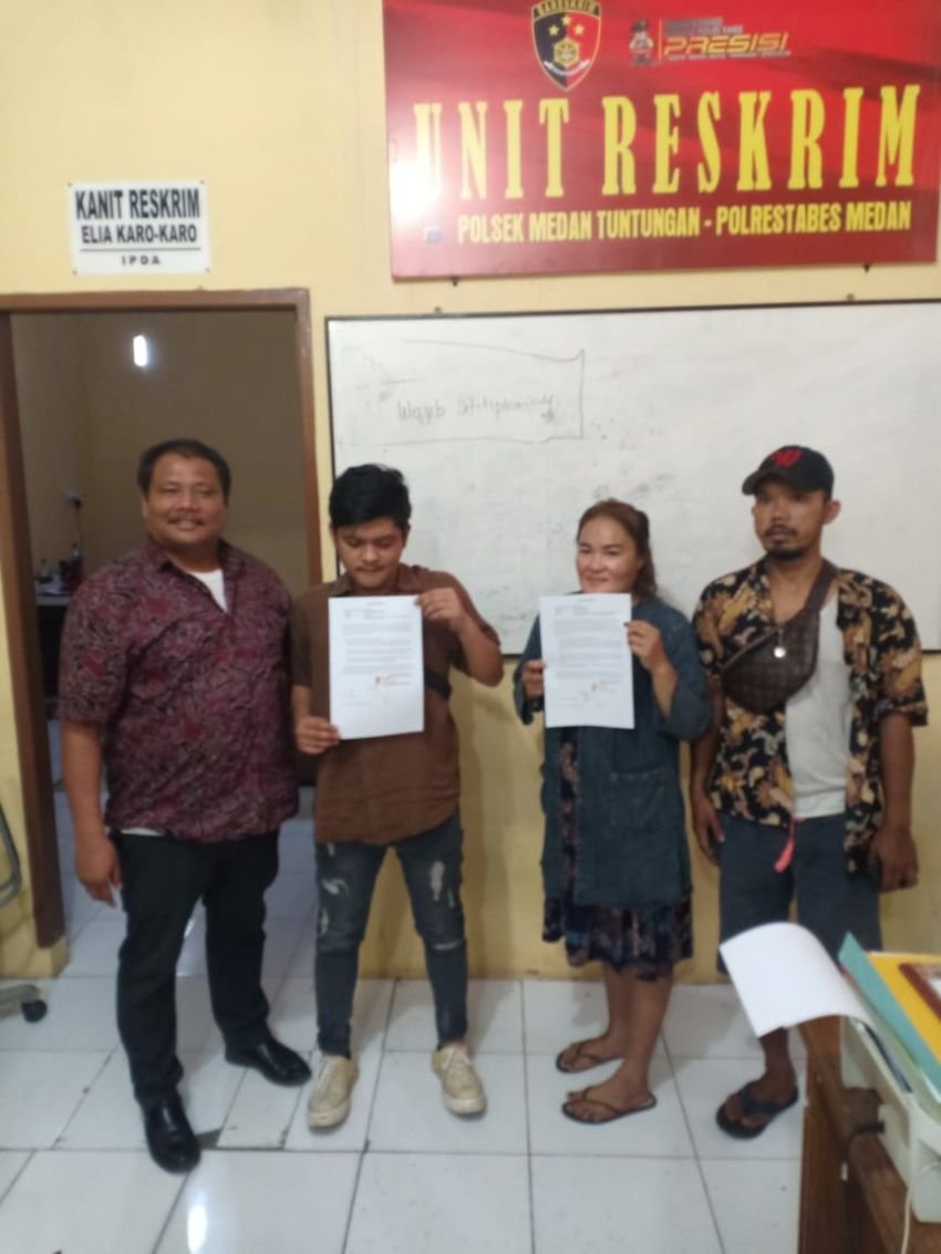 Respon Cepat Pengaduan, Warga Ucapkan Terimakasih kepada Kapolsek Tuntungan Iptu Christin