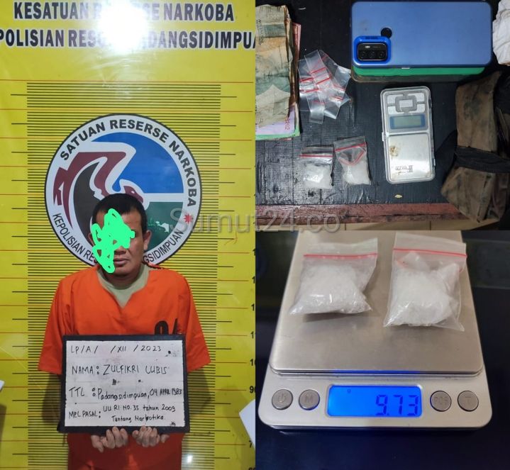 Sat Resnarkoba Polres Padangsidimpuan Ungkap Kasus Narkoba Jenis Shabu