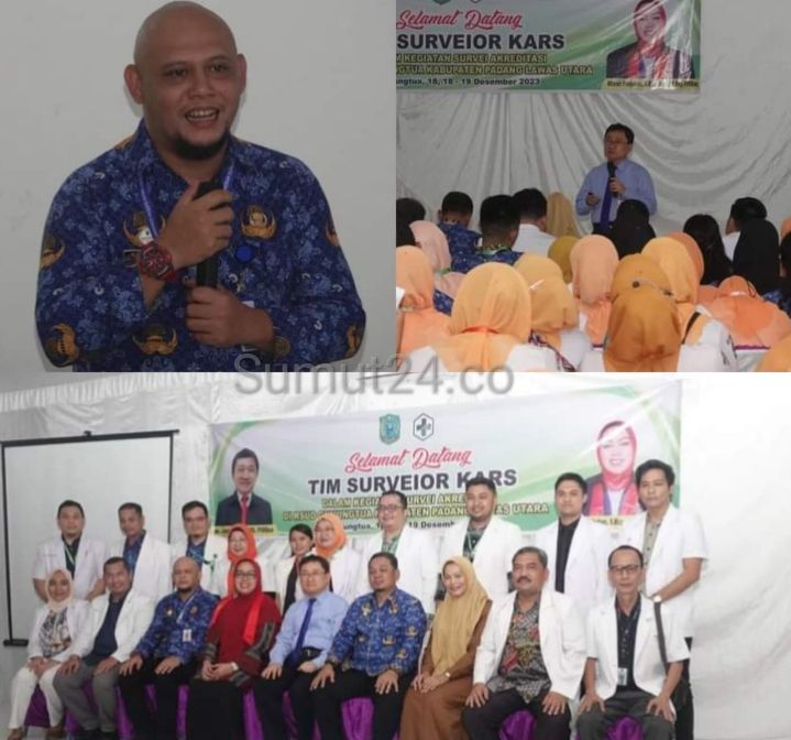 Dalam Rangka Akreditasi Rumah Sakit secara Luring, Tim Survior KARS Kunjungi RSUD Gunung tua Paluta