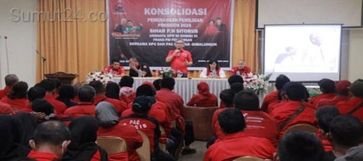 GERCEP Sihar Sitorus untuk Ganjar - Mahfud di Sumut