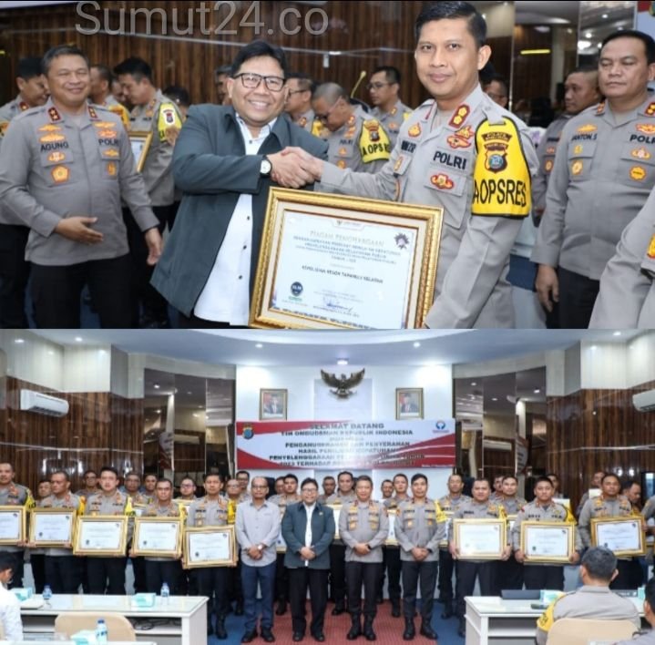 Raih Prestasi Gemilang, AKBP Imam Zamroni Terima Penghargaan di Polda Sumut, Ini Kategorinya