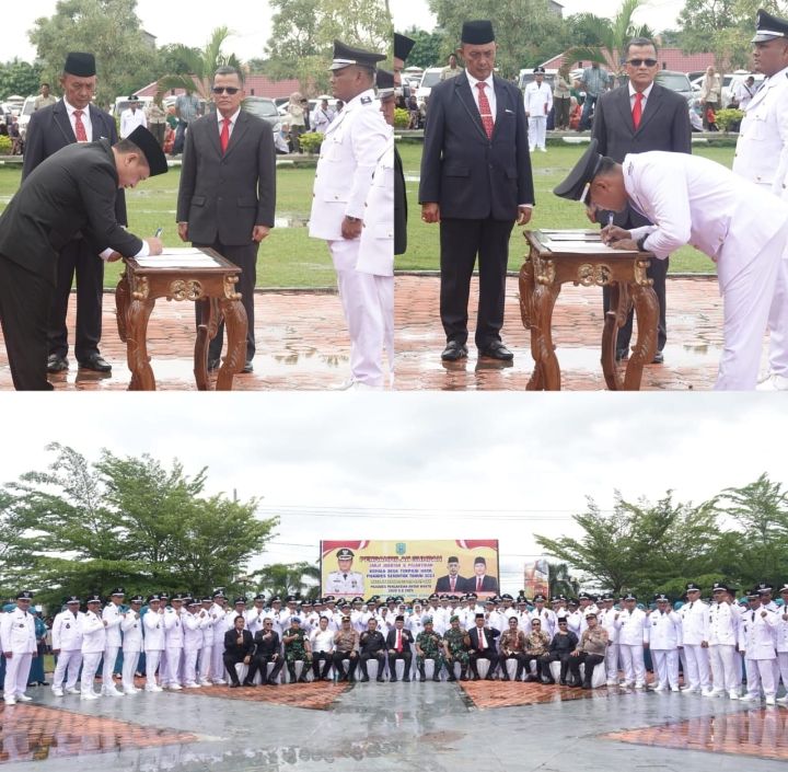 Pj Bupati Paluta Lantik 105 Kades Periode 2023 - 2029