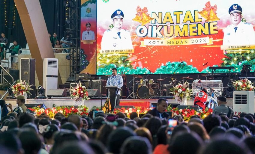 Pemko Medan Sukses Laksanakan Safari Natal di 30 Gereja