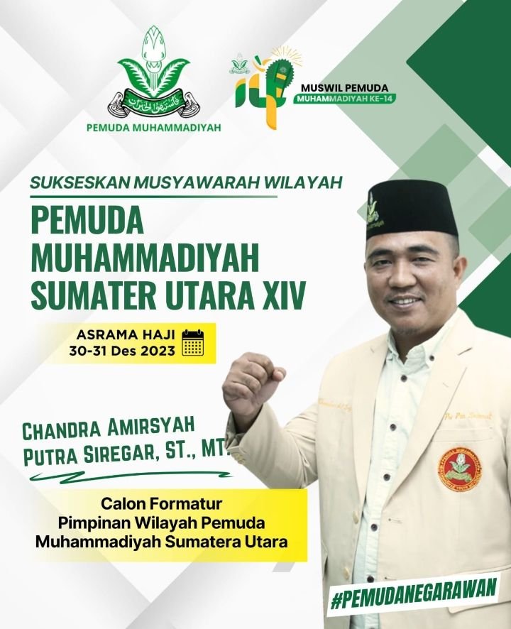 Chandra Amirsyah Putra Siregar : Terima Kasih Atas Dukungan PDPM dan PCPM se-Sumut