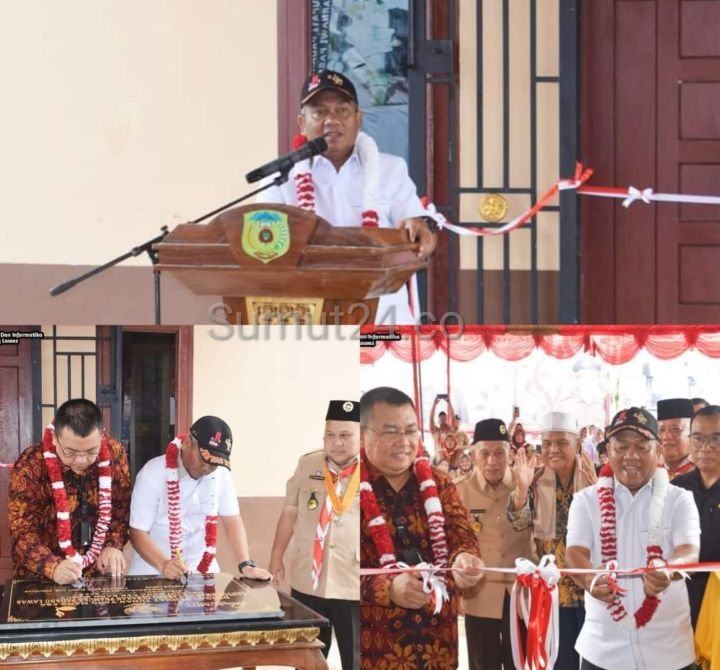 Plt Bupati Palas Resmikan Kwartir Cabang Gerakan Pramuka Padang Lawas