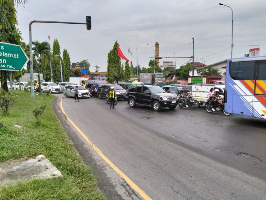 KRYD Polresta Deli Serdang Antisipasi Kemacetan Arus Lalin Pasca Natal Dan Tahun Baru 2024