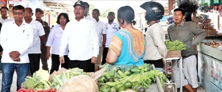 Bupati Simalungun Tinjau Pasar dan Saluran Pembuangan di Kota Perdagangan