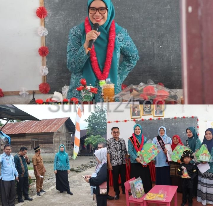 Rosalina Dolly Pasaribu Lakukan Peninjauan dan Pembinaan ke Warga Desa Aek Gunung Tapsel