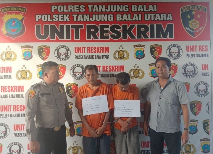 Dua Curanmor Di Pasar Suprapto Tanjung Balai Ditangkap Polisi