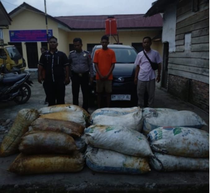 Polres Labusel Amankan Maling Sawit PT Torganda Gunakan Minibus