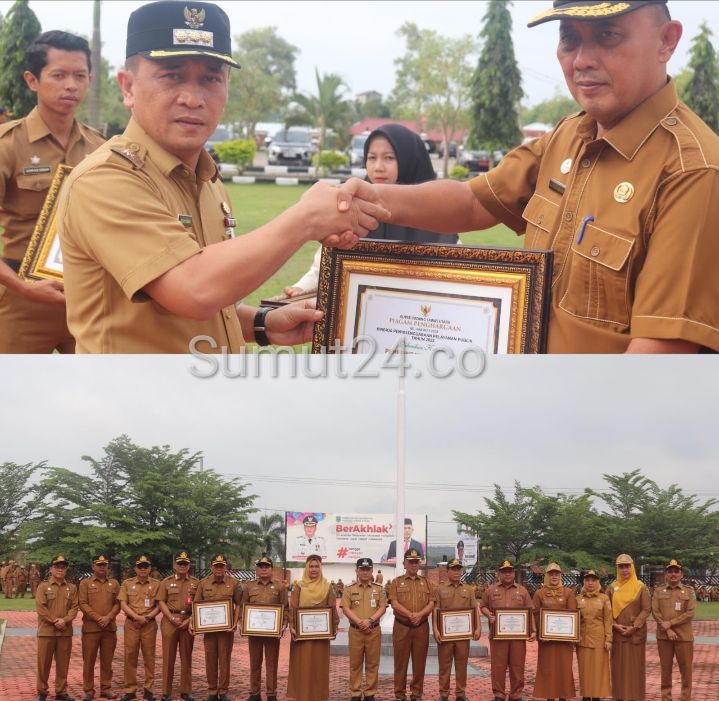 Pj Bupati Paluta serahkan Piagam Penghargaan atas Penilaian PEKPPP dari Kementerian