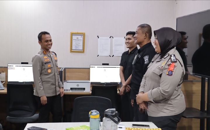 Kapolres Asahan Lakukan Pengecekan Layanan Call Center 110