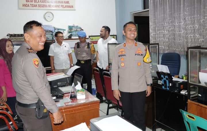 Awali Tugasnya, Kapolres Asahan Cek Ruangan Setiap Fungsi