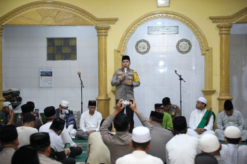 Subuh Keliling ke Medan Labuhan, Wakapolda Ajak Masyarakat Memberantas Narkoba