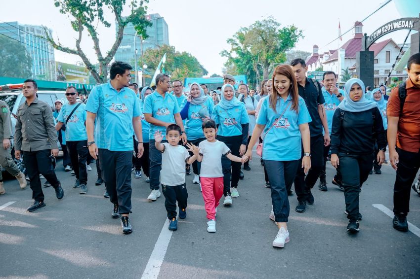 Diikuti Ribuan Peserta, Gebyar HUT Korpri Meriah, Bobby Nasution: Terima Kasih Telah 52 Tahun Bangun Negeri
