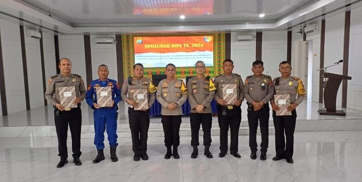 Kapolres Asahan Pimpin Sosialisasi DIPA Polres Anggaran 2024